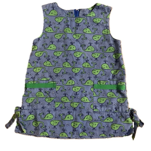 Lilly Pulitzer Other - Lilly Pulitzer Little Girl Whale Print Sleeveless Dress